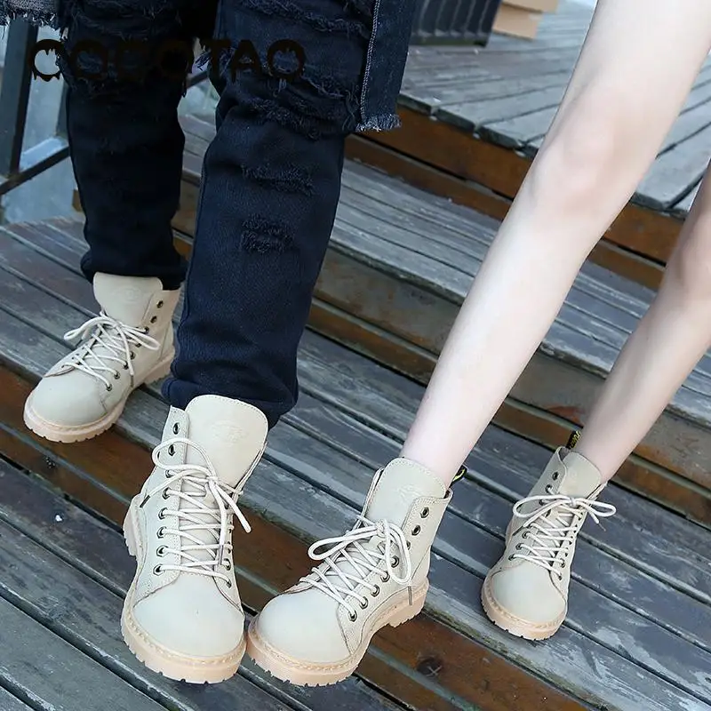 2019 British Style Retro Tide Female Ins Martin Boots Couple Models Korean Version Of Men And Women With The Same Paragraph | Обувь