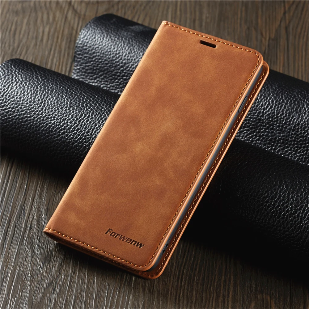 Кожаные чехлы с магнитной застежкой и отделениями для карт Samsung Galaxy S10 Plus чехол S10E