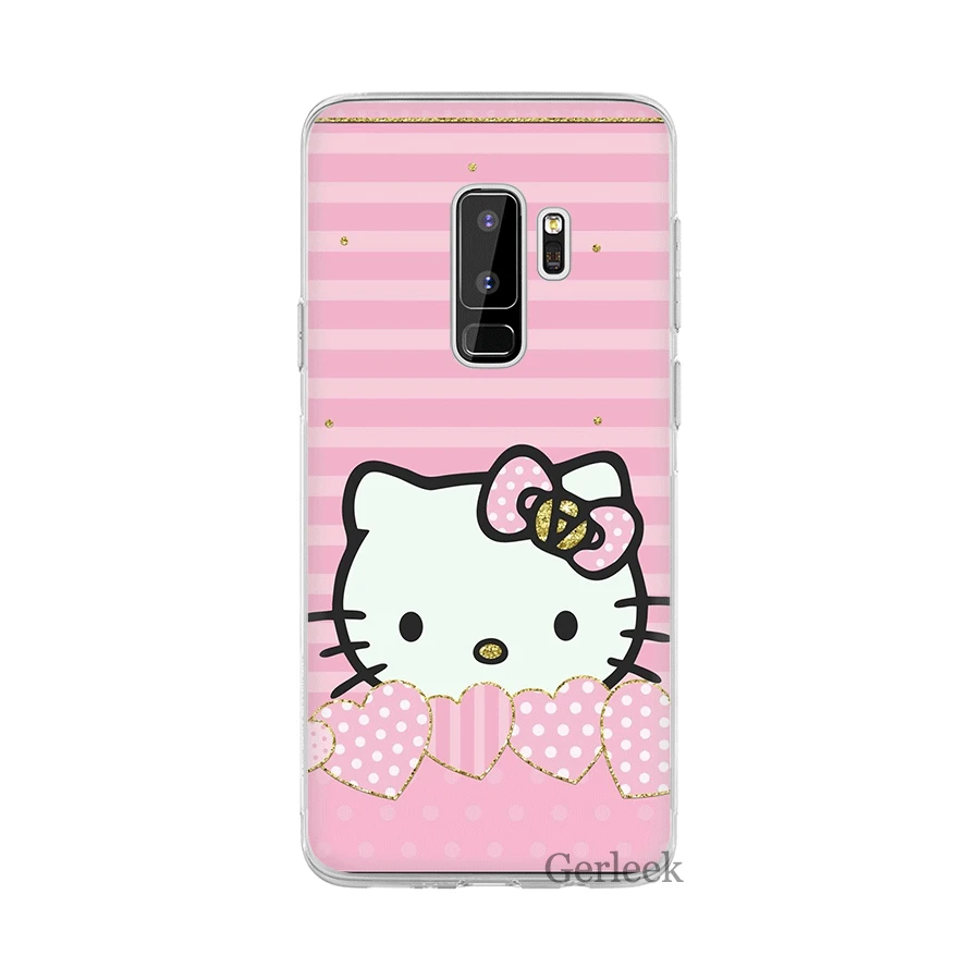 H3 Чехол для телефона для samsung Galaxy M10 M20 M30 M40 S6 S7 край S8 S9 S10 S10e Plus Note 8 9 S3 S4 S5 чехол хорошего симпатичный рисунок «Hello Kitty» - Цвет: H3