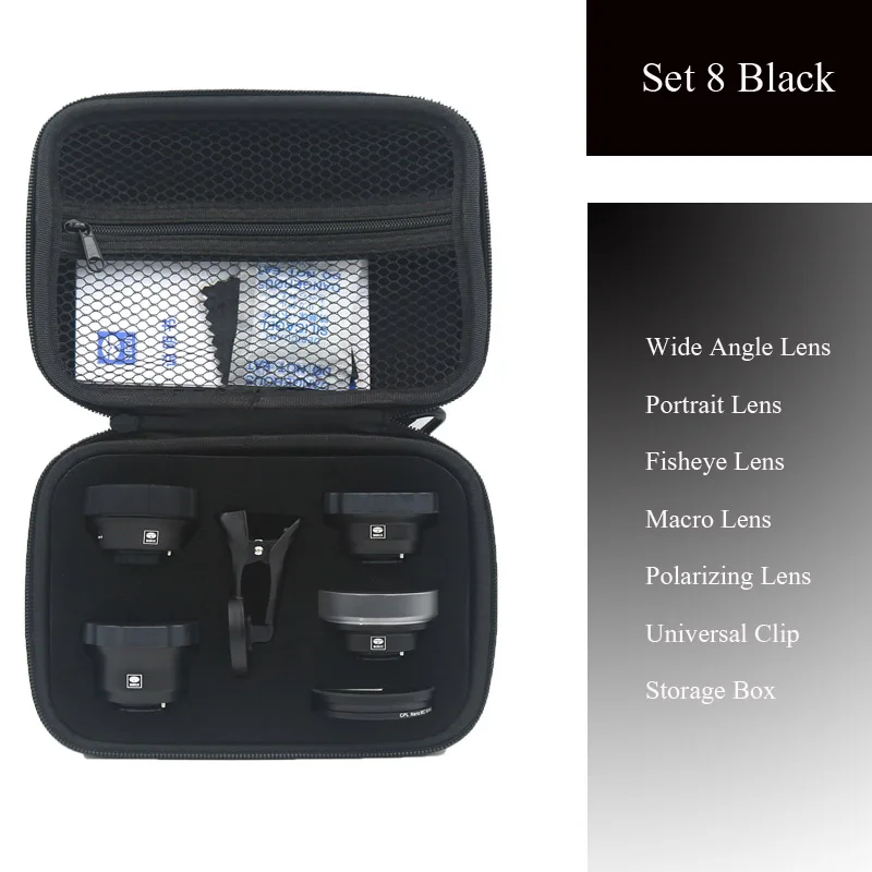 Мобильный объектив внешний зеркальный набор высокой четкости Универсальный для