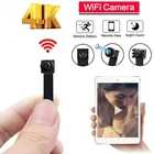 4K FullHD H.264 ультра мини WIFI Гибкая ip-камера видеозаписывающее устройство Обнаружение движения видеокамера P2P поддержка скрытой tf-карты