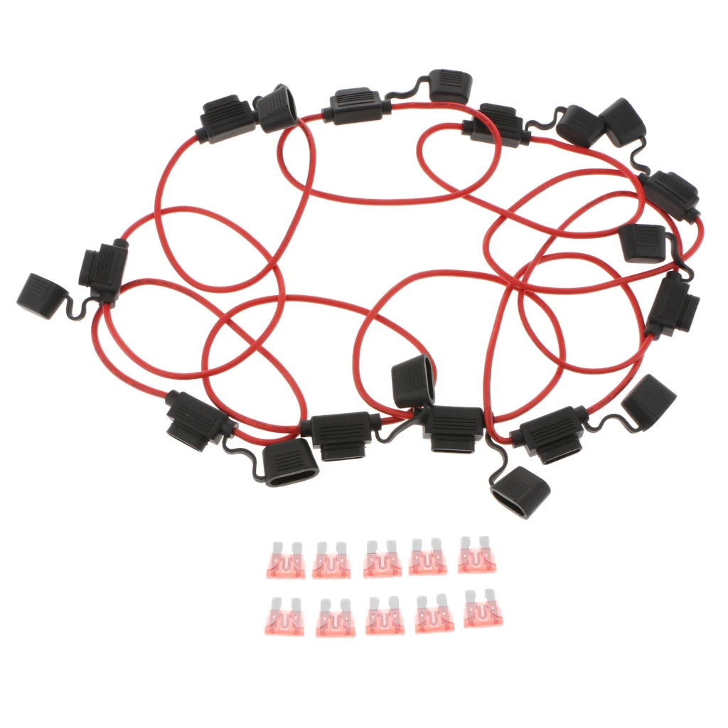 Упаковка 10 ATC 12 калибровочный держатель плавкого предохранителя Встроенная