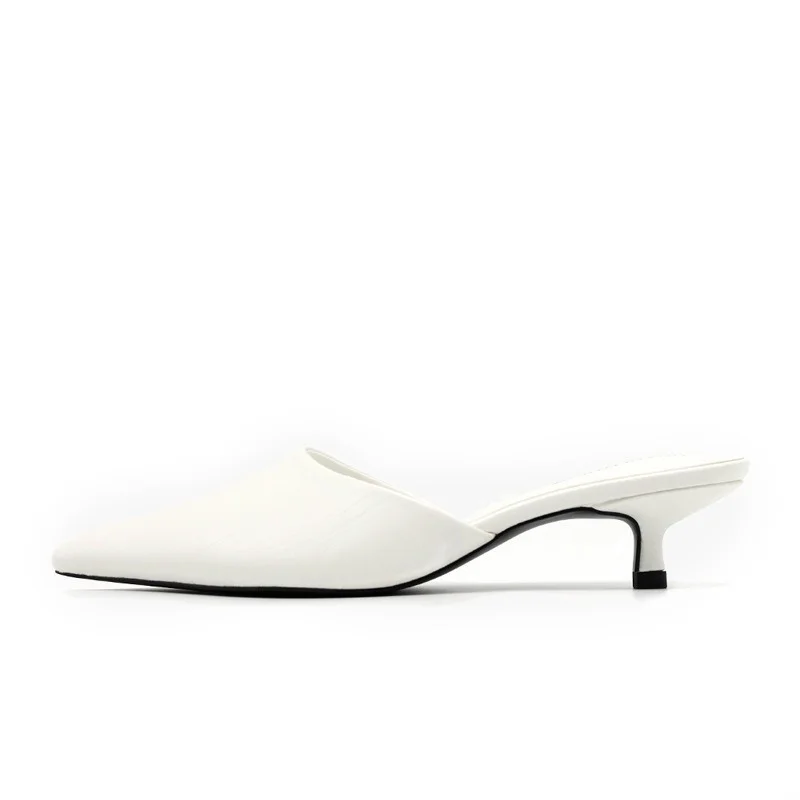 

Spring/Summer 2021 new pointed fashion female fruit color low heel personality trend breathable soft slippers