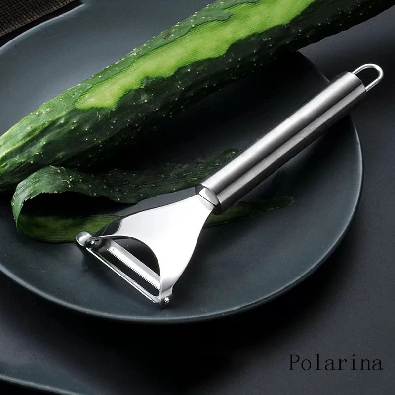 

Polarina Stainless Steel Vegetable Fruit Peeler Scraper Cleaner Seafood Peelers Descaler Kitchen Gadgets Tools