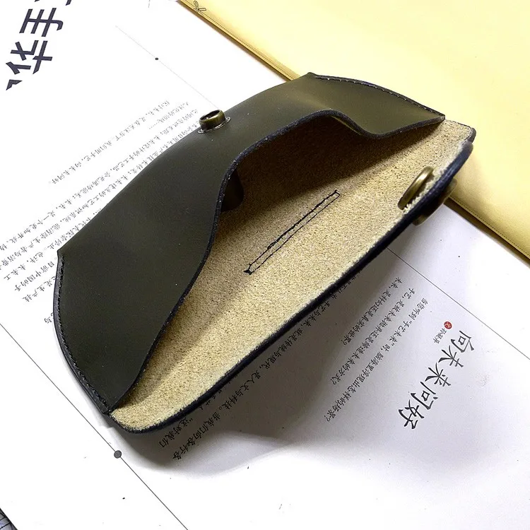 Чехол для очков Blongk поясная сумка из натуральной кожи карманный футляр