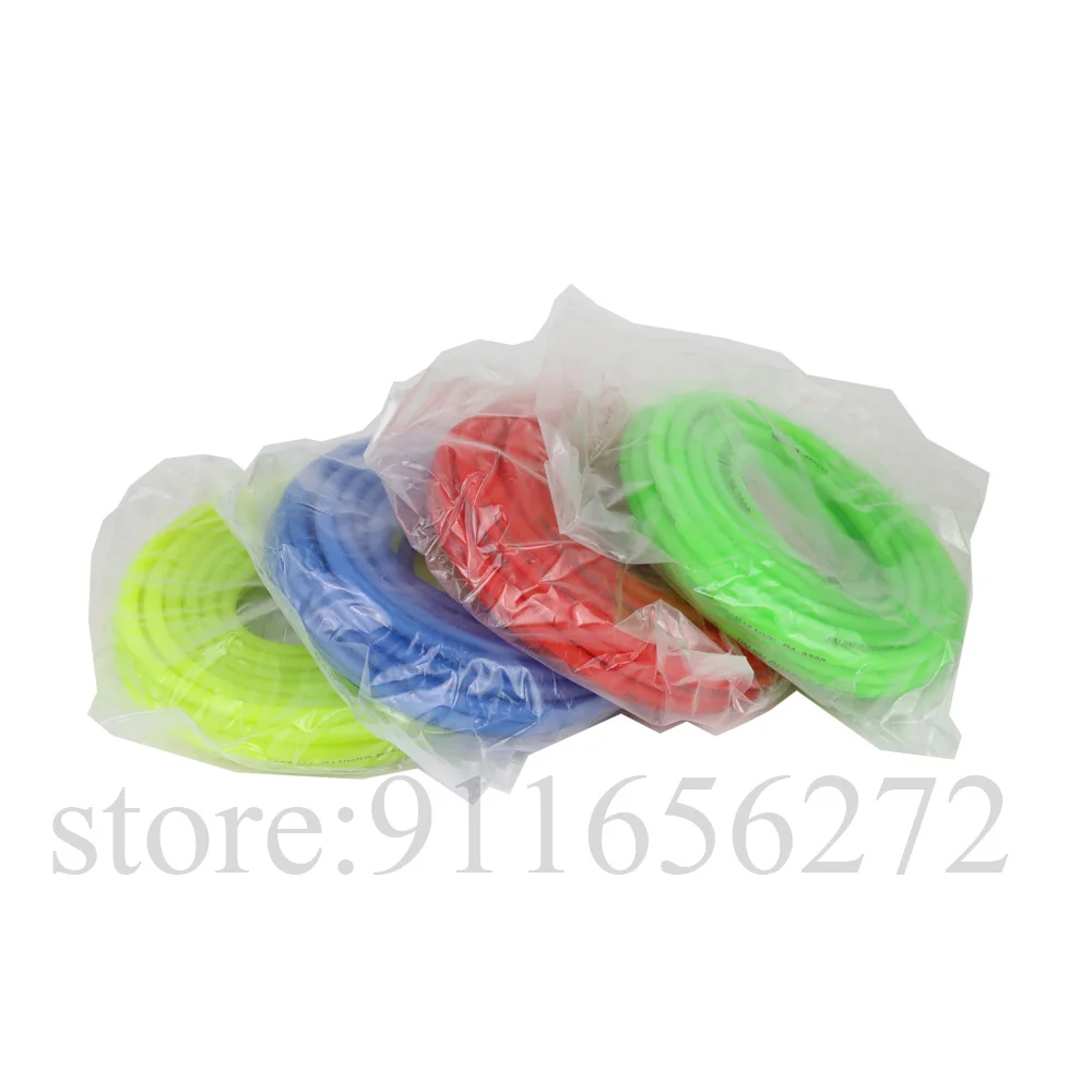 

4 Color 5M 10M Yellow Green Red blue Fuel Oil Hose Tubes for Motorcycle Dirt pit Bike Parts ATV Monkey Bike Motocross Scooter