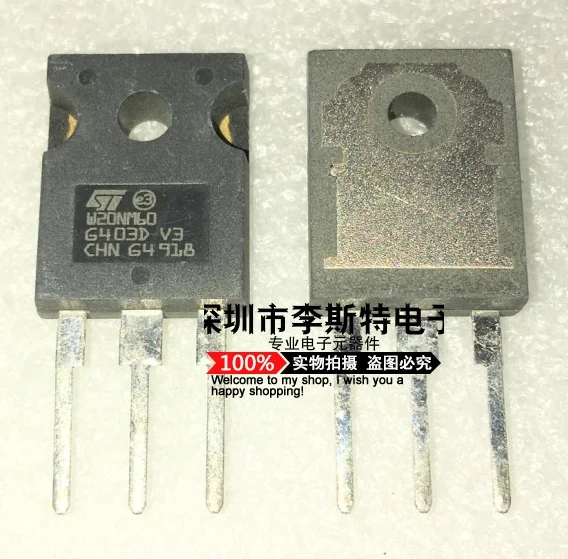 

10pcs W20NM60 STW20NM60 TO-247 20A 600V