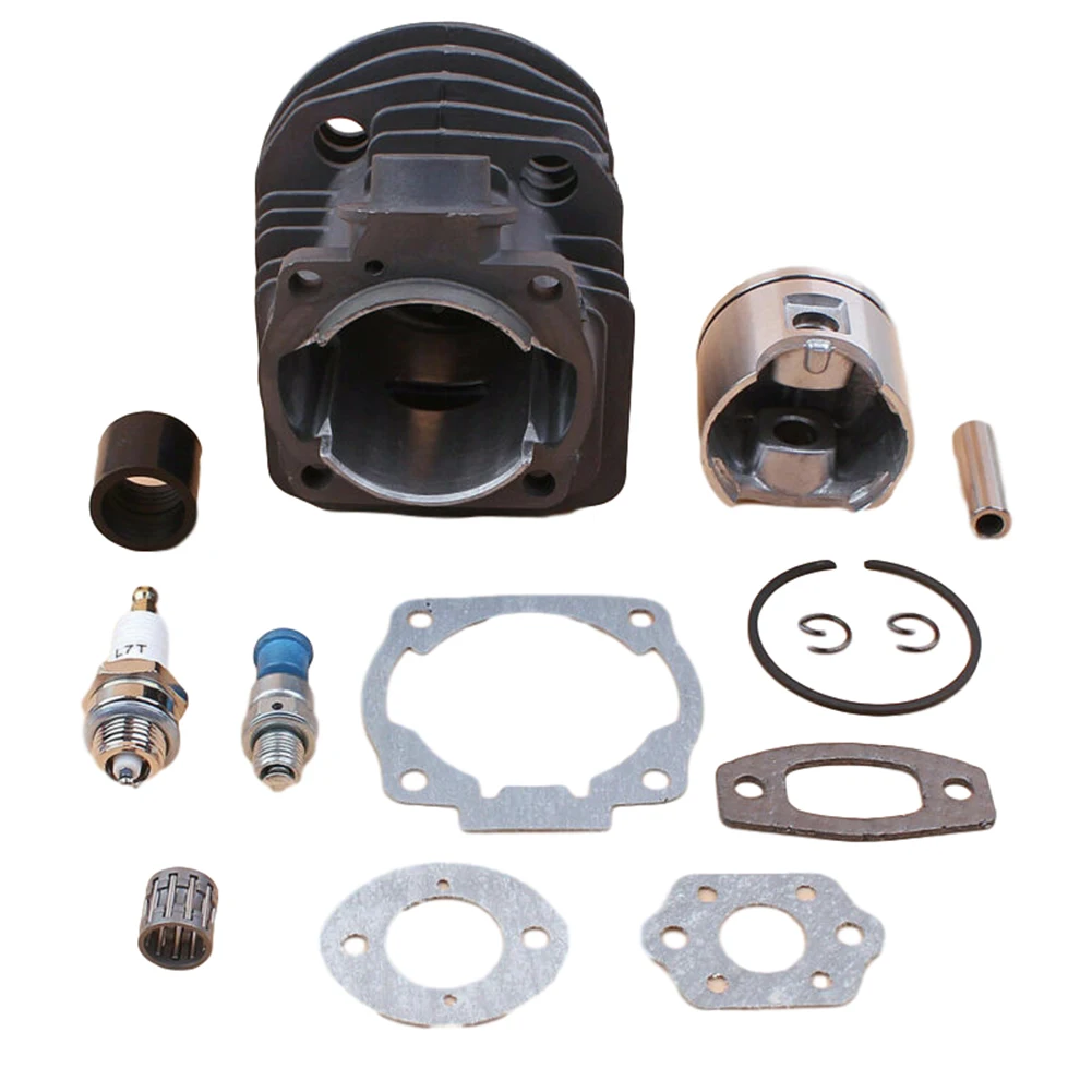 

Cylinder Piston Kit W/ Intake Fit For Husqvarna 50 51 55 55 Rancher Nikasil 46mm Decompression Valve Intake Manifold