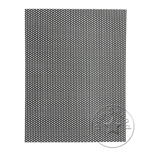 210x160 мм-4 автомобильный аудио твитер динамик преобразования Сетка Крышка декоративный круг квадратная металлическая сетка решетка защиты # черный