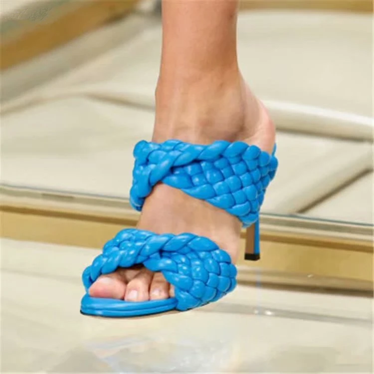 

Women SlipperSummer High Heel Slippers Women Fashion ladies Open Toe Heels female Flip Flops Slides Women Sexy Mules shoes woman