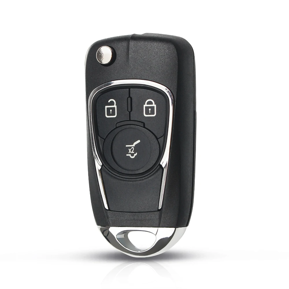 Dandkey 3 Buttons Modified Flip Folding Remote Car Key Case Shell Keyless Entry For Chevrolet Cruze Buick HU100 Blade | Автомобили и