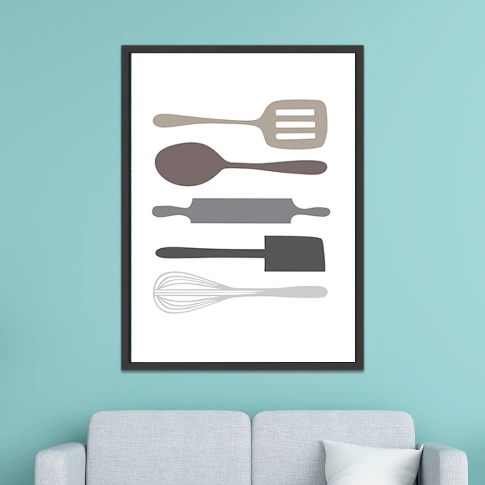 

Eat Good Food Posters and Prints Kitchenware Art Painting For Dining Room Modular Wall Pictures Scandinavian Kitchen Decor