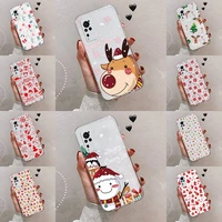 merry christmas phone case transparent for vivo s 9 7 6 iqoo neo 7 5 3 z3 z1 x e pro soft tpu clear mobile bags