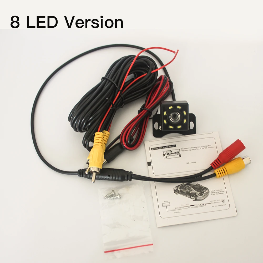 LED8 светильник камера заднего вида/ЖК-дисплей HD вида/парковка Визуальный вида/720p IP