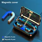 F9-5C True Wireless Stereo светодиодный Digital Display Bluetooth-совместимые 5.0 беспроводные наушники, спортивные наушники