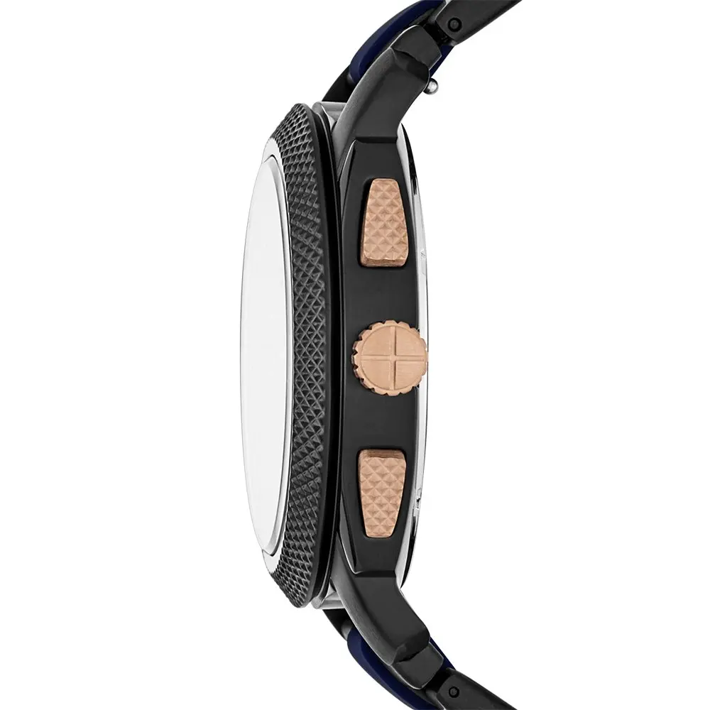

Fossil Chronograph Stainless Steel Strap Black Dial AAA Men's Watch-FS5164