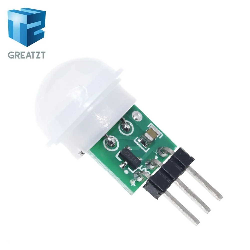 GREATZT Мини ИК-пироэлектрический инфракрасный PIR датчик движения человека автоматический детектор модуль AM312 Датчик постоянного тока от 2,7 до 12 В