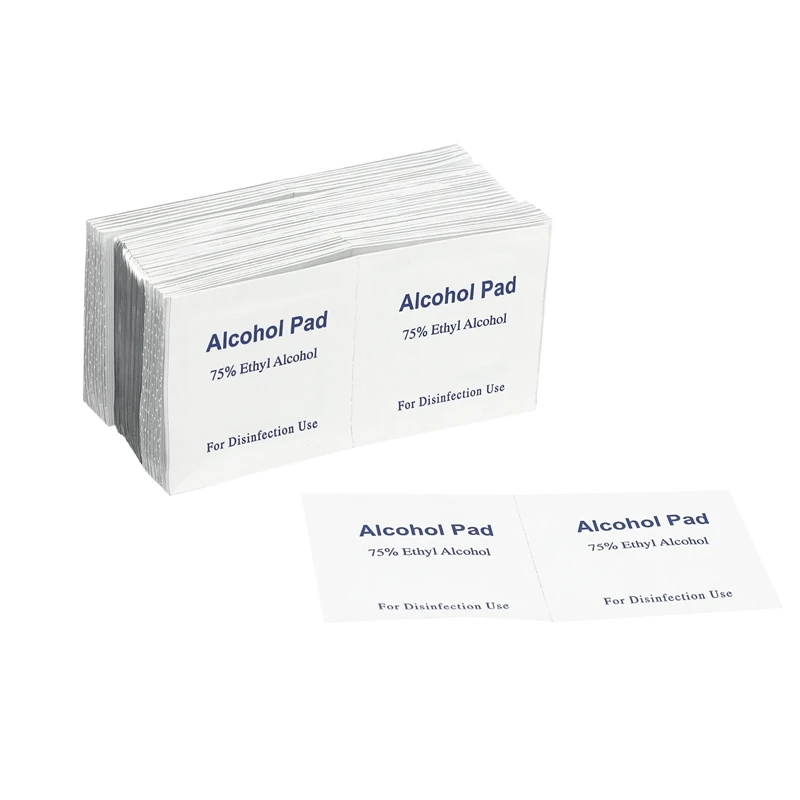

1000 Pcs Alcohol Wet Wipe Disposable Disinfection Prep Swap Pad Antiseptic Skin Cleaning Care Jewelry Mobile Phone Clean Wipe