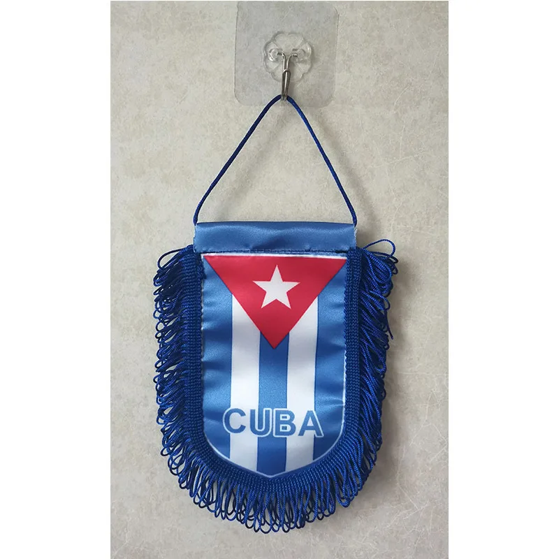 

Кубинский флаг Вымпела для автомобиля размером 10 см * 15 см, рождественские украшения для дома, флаг, баннер, подарки
