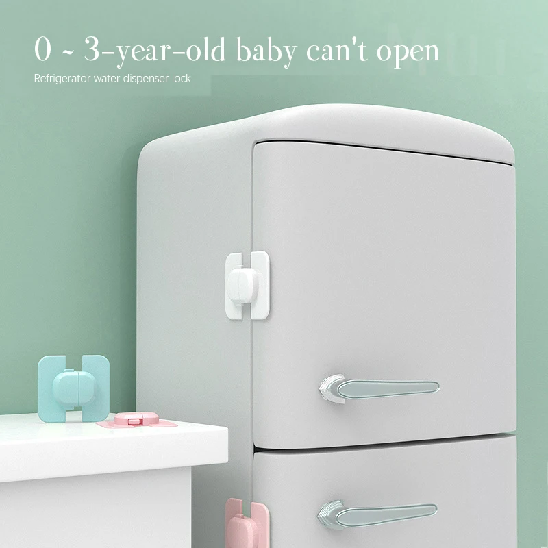 

1Pc Child Lock Protection Of Children Locking Doors For Children's Safety Kids Protection Cabinet Refrigerator Safety Lock
