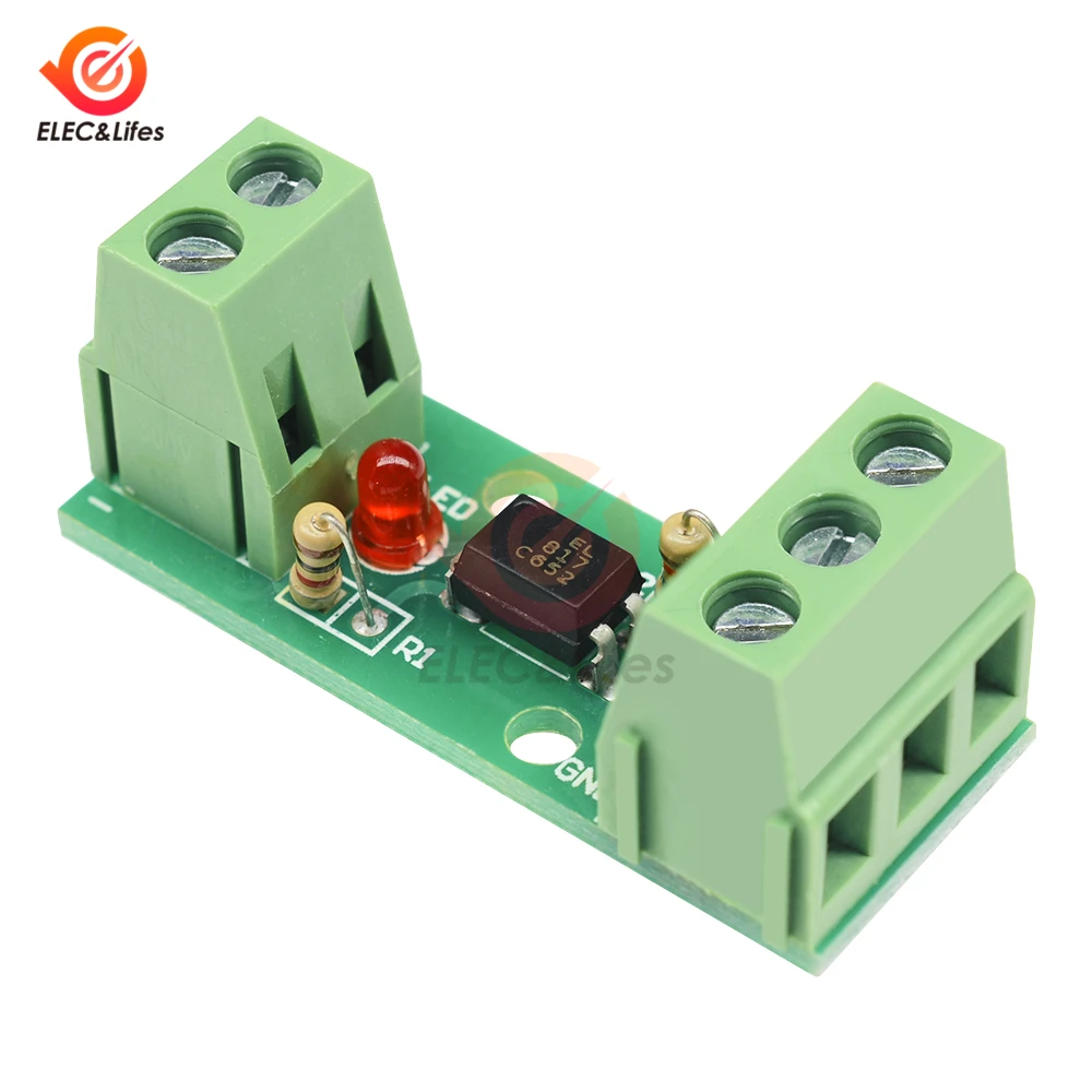 Optocoupler Isolation Module Isolated Board PC817 EL817 12V / 220V 1 Channel No Din Rail Holder PLC Processors module images - 6