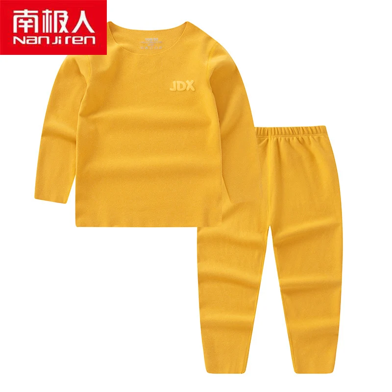 

Пижама детская, полиэстер, однотонная, теплая