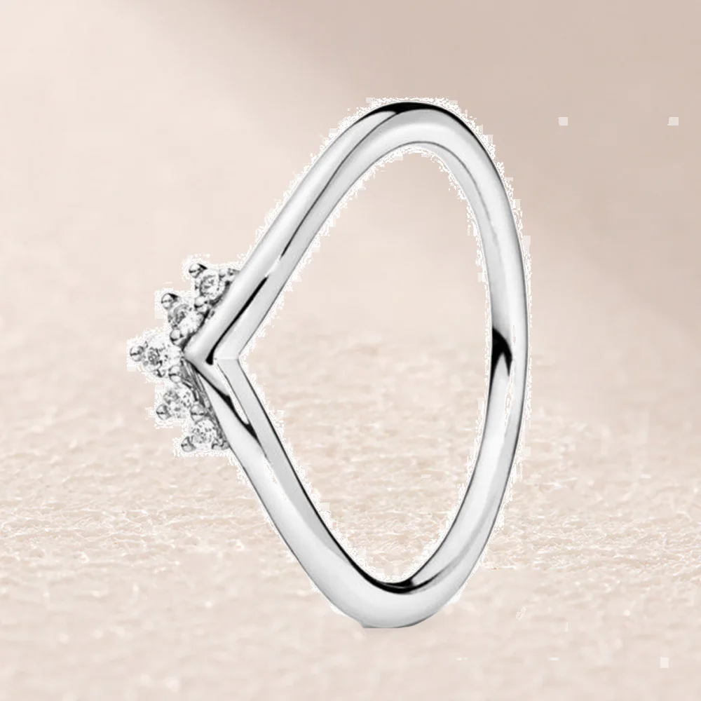 

198282CZ Tiara Wishbone Ring