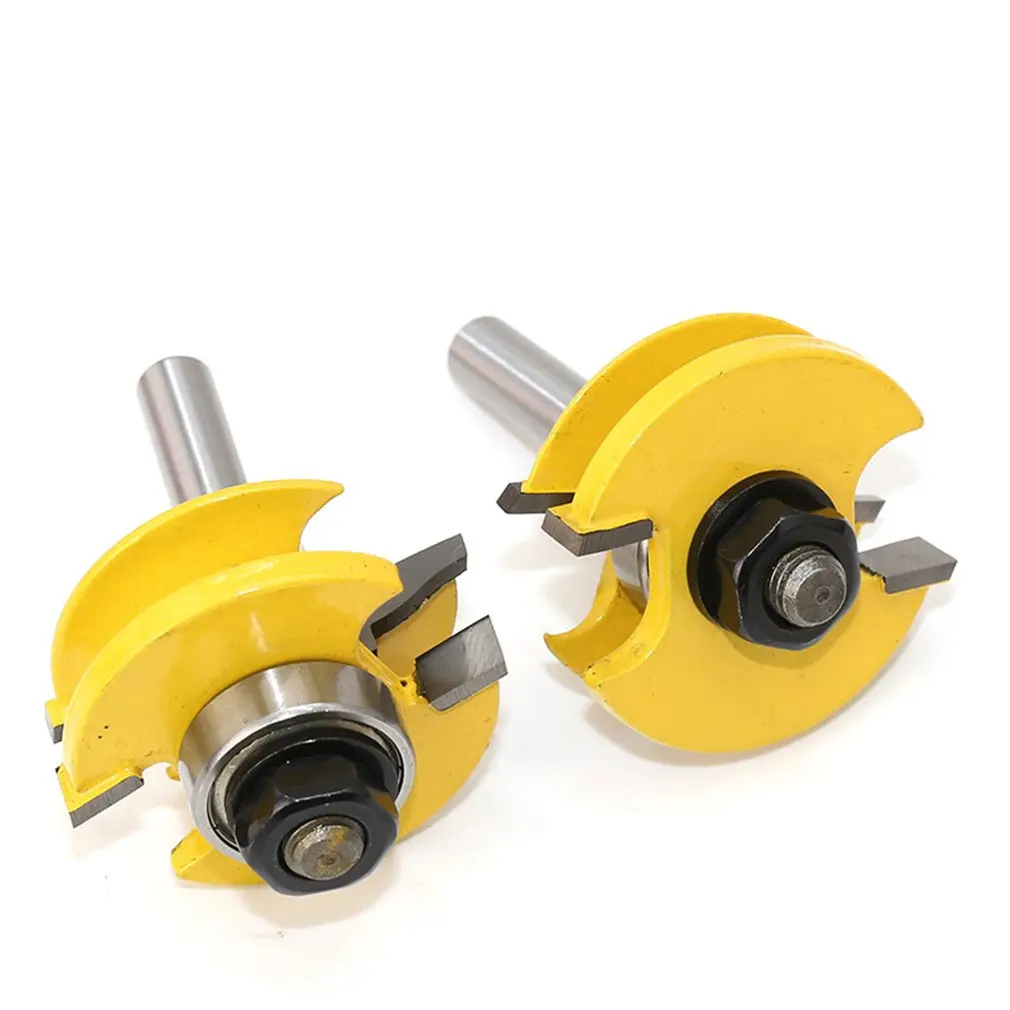 Набор фрез по дереву комплект из 3 насадок 8 мм хвостовик шт./компл. | Инструменты