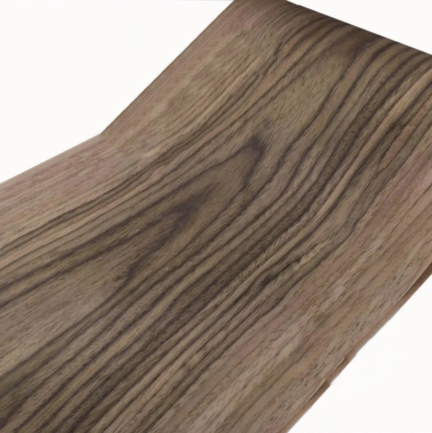 

2pcs/Lot L:2.5Meters/pcs Width:30CM Thickness:0.25mm Vintage American Style Black Walnut Veneer Sound Skin Wood Veneer