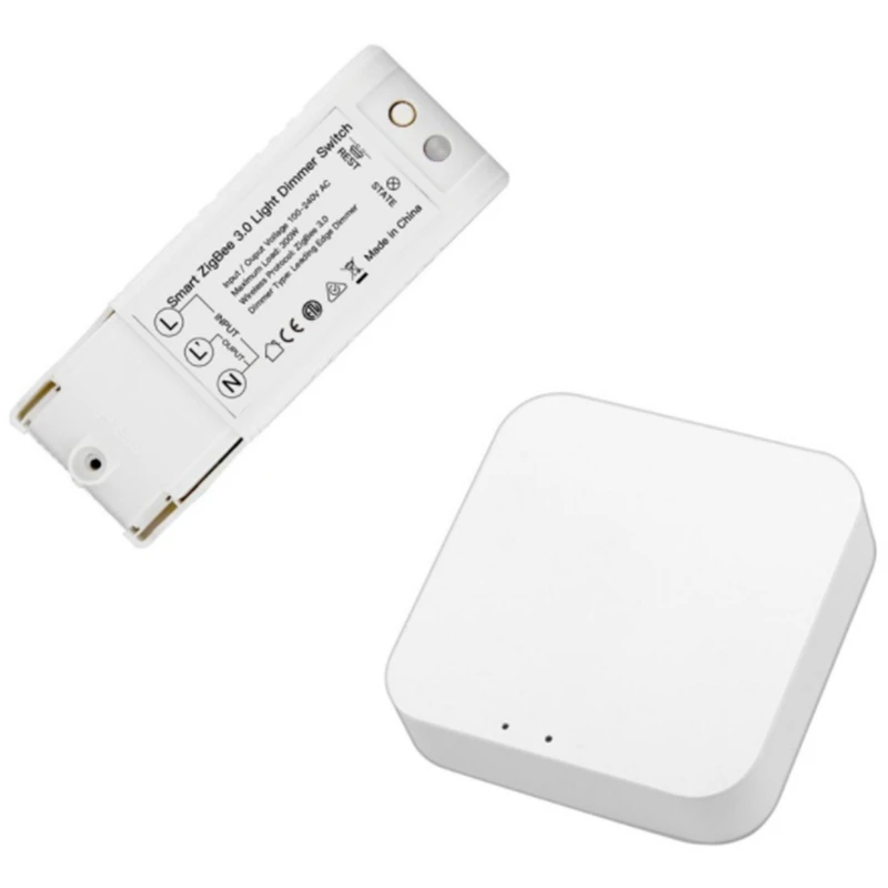 

Smart Zigbee3.0 Light Dimmer Switch Smart Home Modification Remote Voice Control Smart Light Dimmer With Zigbee Gateway