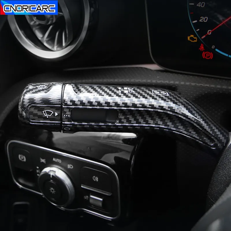 

Car Sticker Shift Lever Wiper Rod Cover Frame Trim For Mercedes Benz A B CLA GLB GLA Class W177 V177 W247 C118 W118 X247 H247