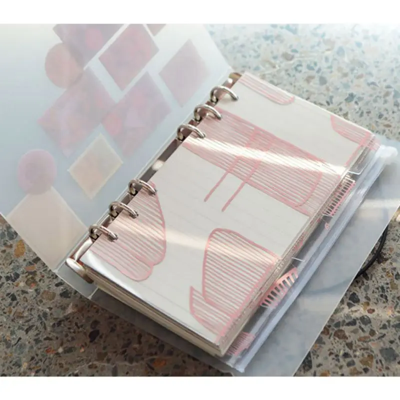 5Pcs Bronzing Leaf Paper Divider Index Separator for A5 A6 Loose Binder | Канцтовары для офиса и дома