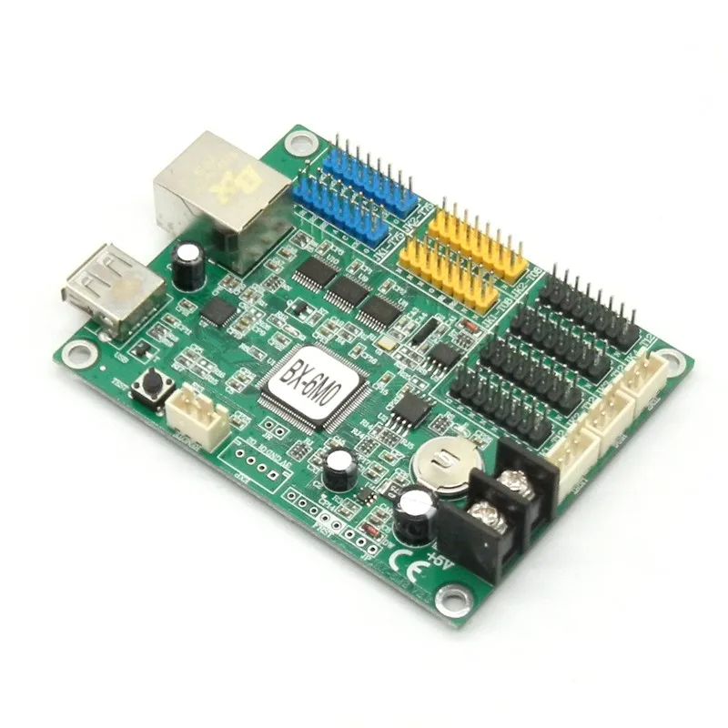 BX 6M0 сети и USB 512*64 Пиксели светодиодный Управление карты 2 * hub75e Порты разъёмы для