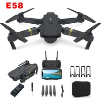 e58 wifi fpv with wide angle hd 1080p720p480p camera hight hold mode foldable arm rc quadcopter drone x pro rtf dron gifts
