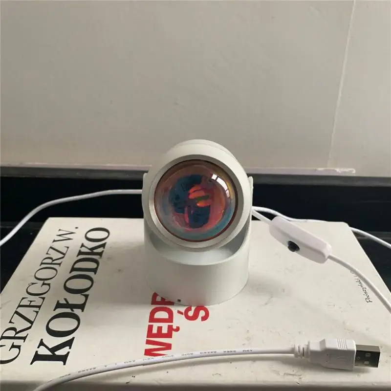 

5V 5W Italy Sundown Lights USB Projection Sun Floor Table Lamps Home Living Room Bedroom Decoration Button Switch Night Lights