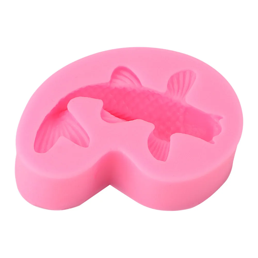 

Koi Fish Carp Mold DIY Baking Tool Silicone Mold Chocolate Confectionery Pudding Mold Cake Decorating Tool