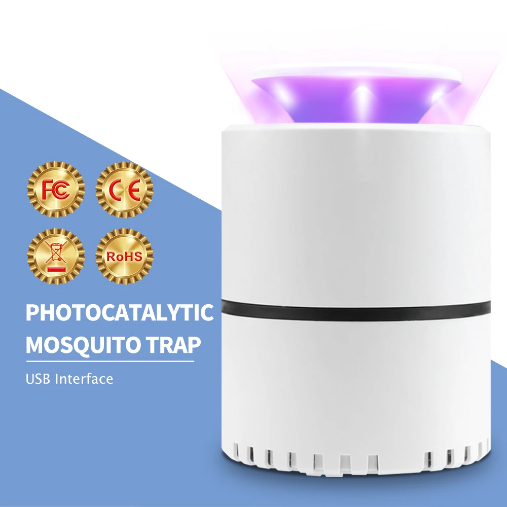 Электрический Насекомых ловушка для комаров убийца светодиодный светильник USB