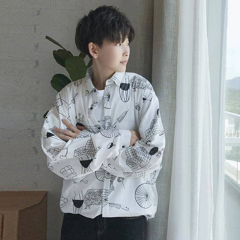 Новинка 2020 летняя рубашка Мужская свободная тонкая Солнцезащитная одежда с