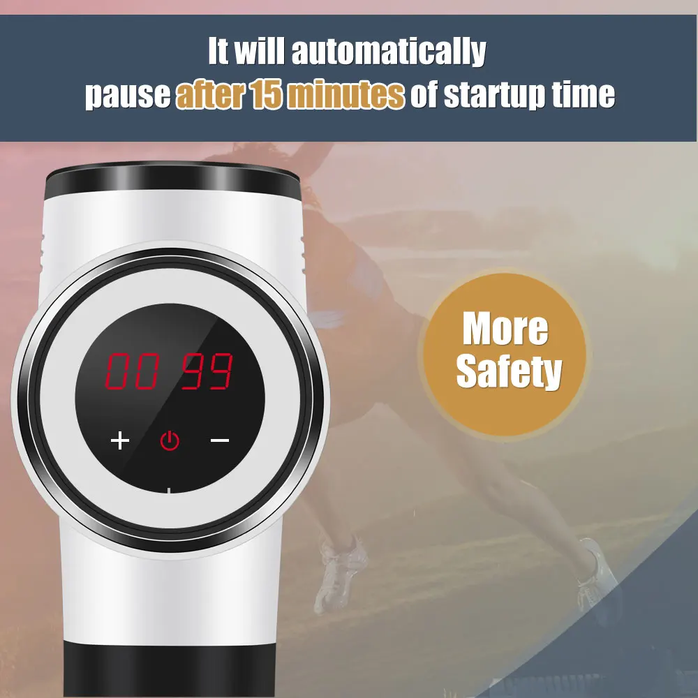 Мышечный массажный пистолет ручной массажер для облегчения боли перкуссионный