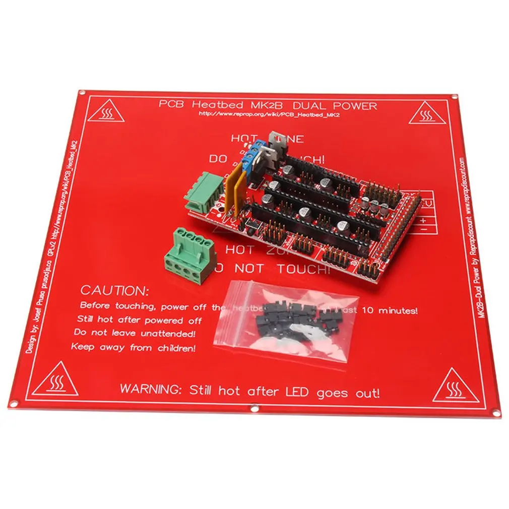 3D Printer Kit Motherboard Set with RAMPS 1.4 + Mega 2560 5pcs A4988 Module 12864LCD Control Panel | Электроника