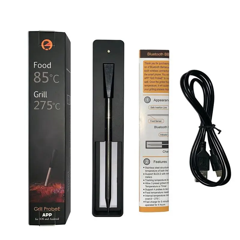 Термометр для приготовления барбекю беспроводной измеритель температуры мяса