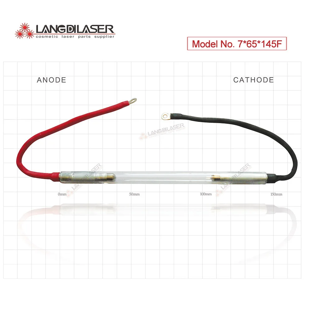 ipl flash laser lamps  : 9*65*145F - wire , IPL flash (xenon ) lamp for wuhan yage laser hand piece