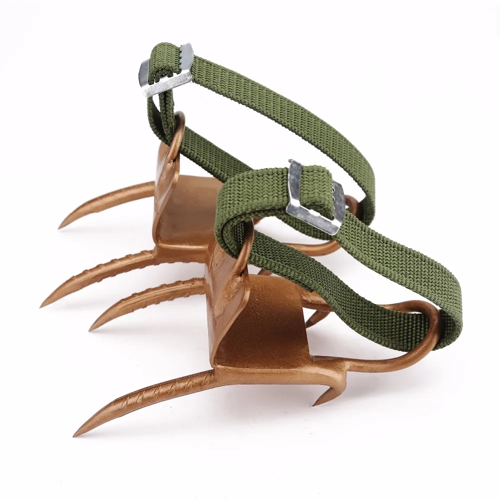 Шпоры для скалолазания на дереве инструменты кокосов снаряжение Прямая