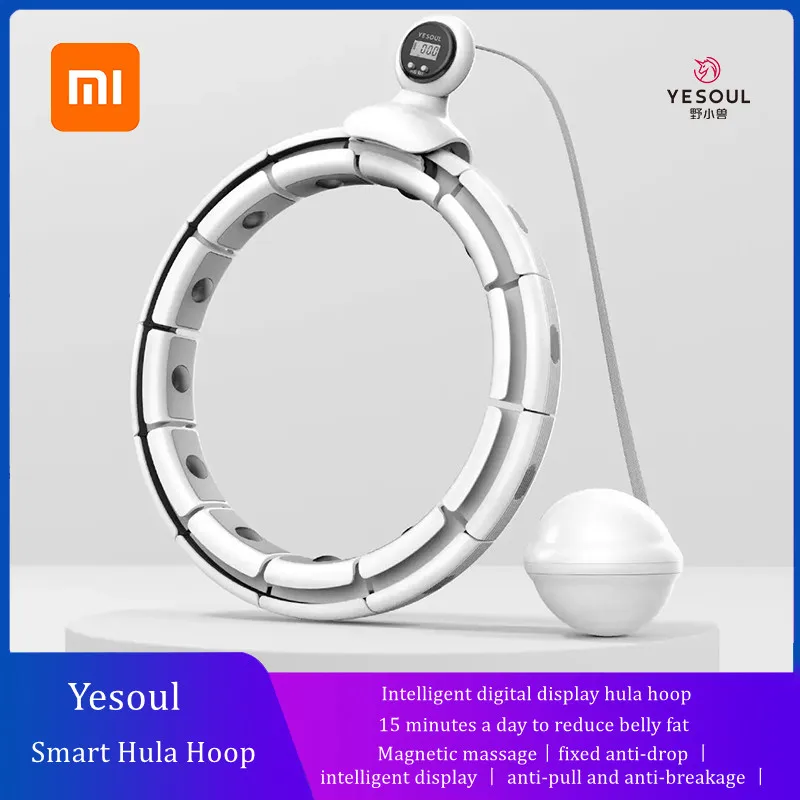 

Xiaomi Youpin Yesoul Wild Little Beast Smart Hula обруч магнитный Массаж фиксированный анти-падение умный дисплей анти-натяжение анти-сломанный