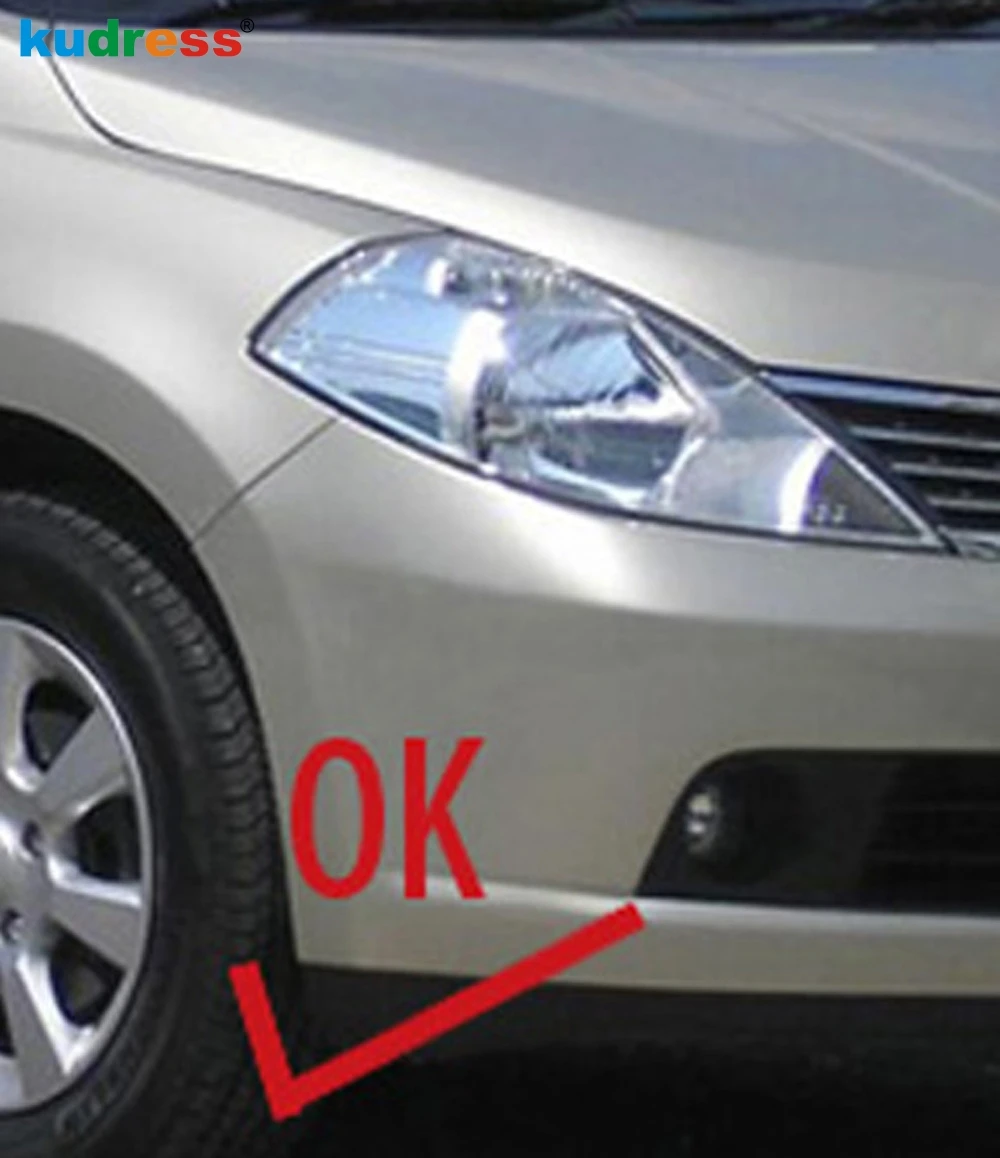 Для хэтчбека Nissan Tiida 2008 2009 2010 хром аксессуары отделки (не для южной и Северной