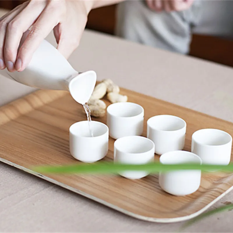 Набор керамических сакэ 7 шт./компл. японская фляжка чашка для ликера домашняя