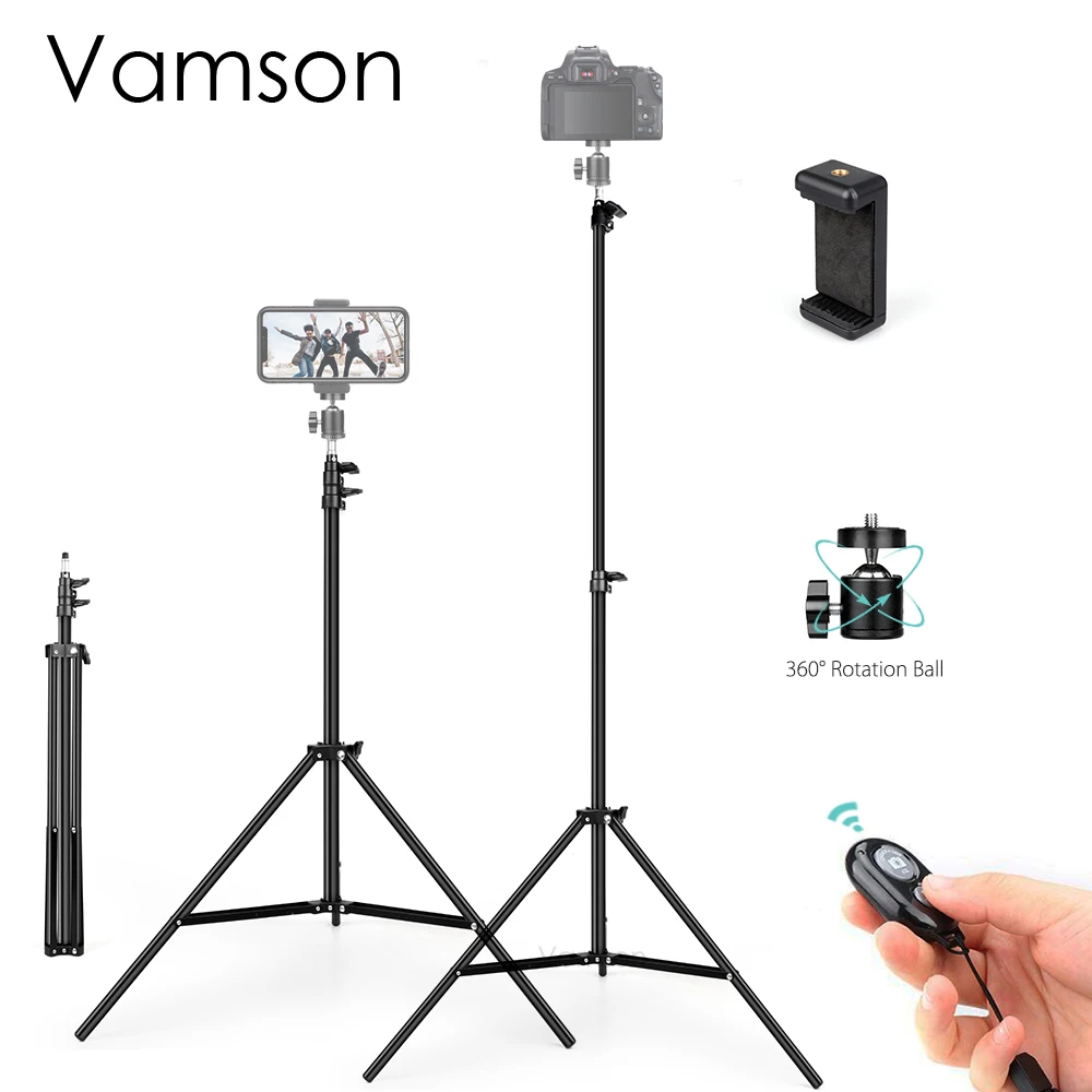 Фоторамка Vamson штатив для фотостудии держатель телефона камеры пульт
