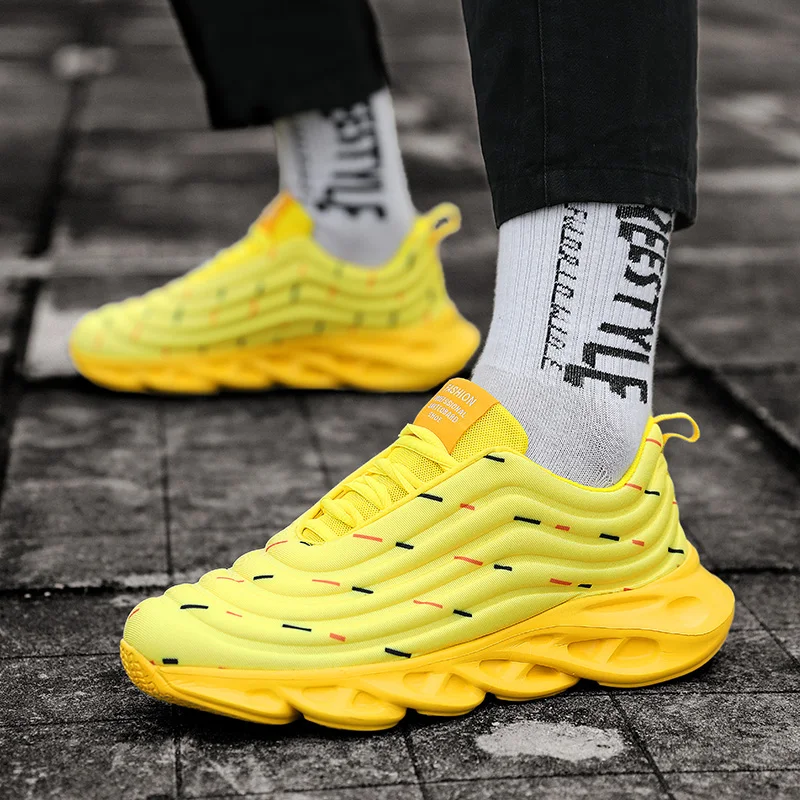 2020 Running Shoes Sports Shoes Men Cushioning Sneakers Men Breathable Outdoor Athletic Training Walking Sneakers Footwear