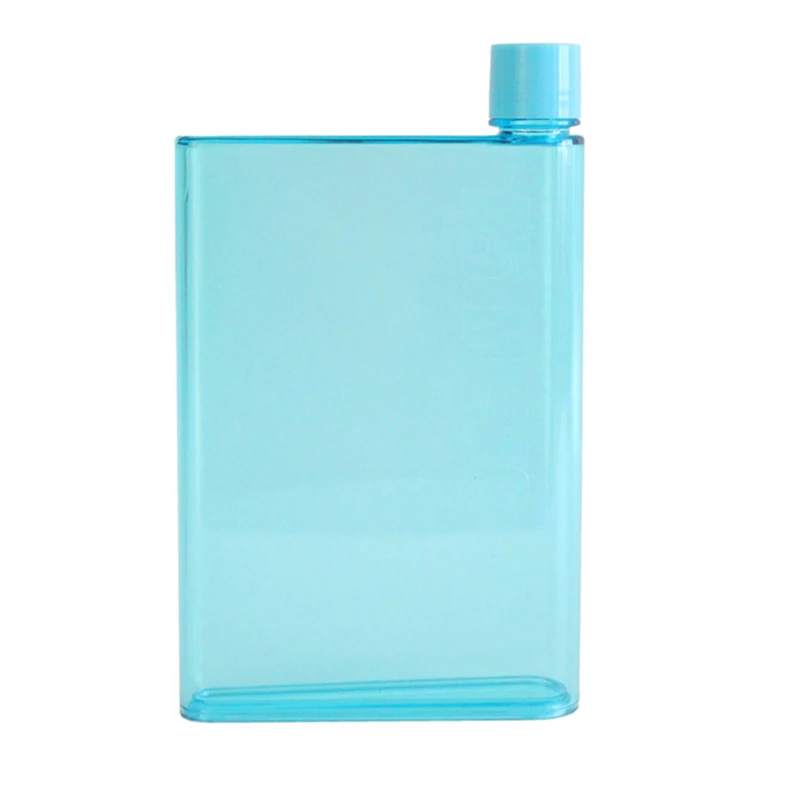 

420Ml Flat Water Bottle A5 Paper Cup Transparent Paper Pad Water Cup Flat Drinks Kettle Notebook Bottle Drinks Cup Wine Bottles