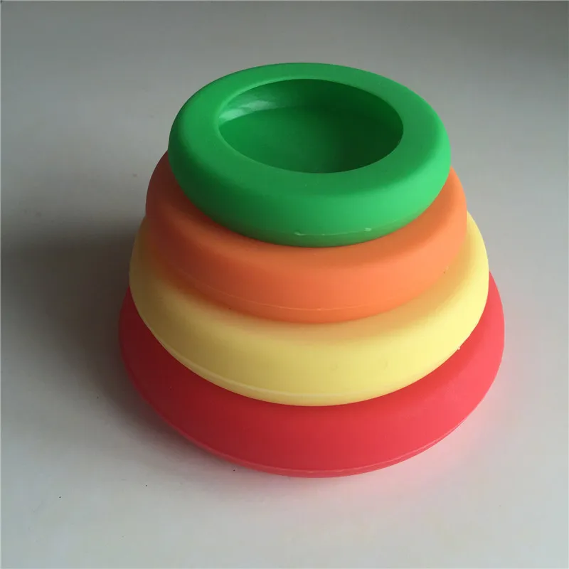 4PCS VOGVIGO Visual Touch Food Huggers Reusable Silicone Fruit Vegetable Storage Cover Containers Keeping Fresh Set Eco Friendly
